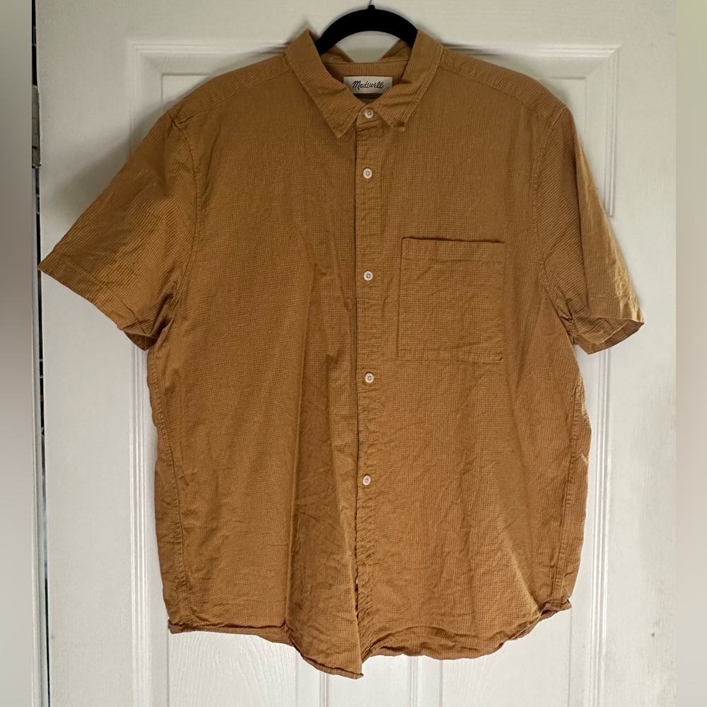 Madewell mustard short sleeve